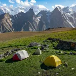trekkers camping at patundas meadows